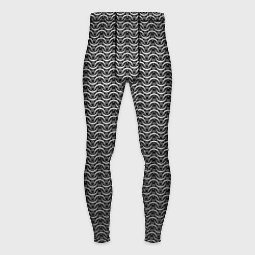 Мужские тайтсы Стальная кольчуга воинов / 3D-принт – фото 1