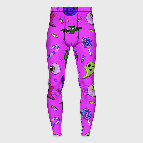 Мужские тайтсы Halloween pink / 3D-принт – фото 1