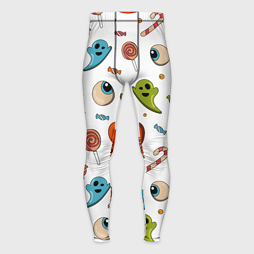 Мужские тайтсы Halloween pumpkin show / 3D-принт – фото 1