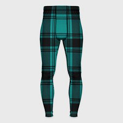 Мужские тайтсы Checkered dark blue