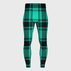 Мужские тайтсы Checkered turquoise