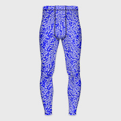 Мужские тайтсы Ярко-синий текстура хлопья