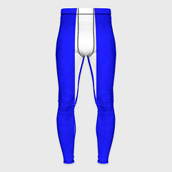 Мужские тайтсы Color white blue line