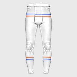 Мужские тайтсы Neon white orange blue