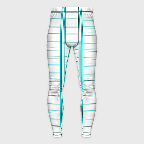 Мужские тайтсы Color white cage / 3D-принт – фото 1