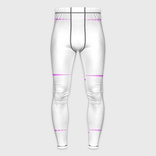 Мужские тайтсы Color white blue pink stripes / 3D-принт – фото 1