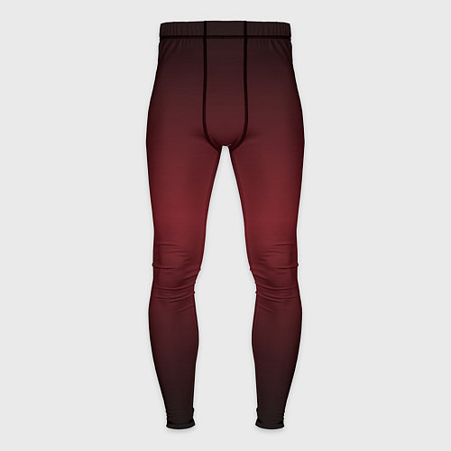 Мужские тайтсы Градиент темно-бордовый / 3D-принт – фото 1