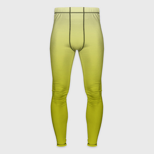 Мужские тайтсы Градиент лаймовый / 3D-принт – фото 1