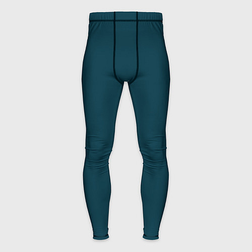 Мужские тайтсы Морская глубина - однотон / 3D-принт – фото 1