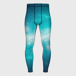Тайтсы мужские Галактическое сияние небес, цвет: 3D-принт