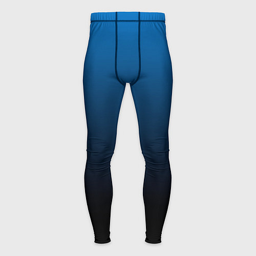 Мужские тайтсы Blue gradient / 3D-принт – фото 1