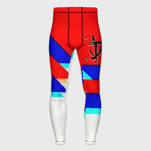 Мужские тайтсы Doom geometry cyber sport / 3D-принт – фото 1