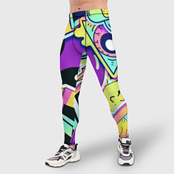 Тайтсы мужские Пришелец, цвет: 3D-принт — фото 2