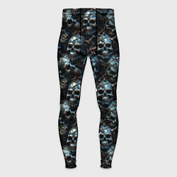 Тайтсы мужские Паттерн черепов, цвет: 3D-принт