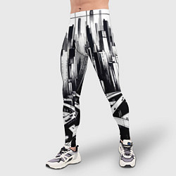 Тайтсы мужские American metropolis, цвет: 3D-принт — фото 2