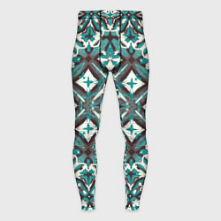 Тайтсы мужские Круговая метаморфоза, цвет: 3D-принт