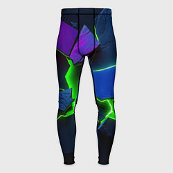 Мужские тайтсы Neon tile