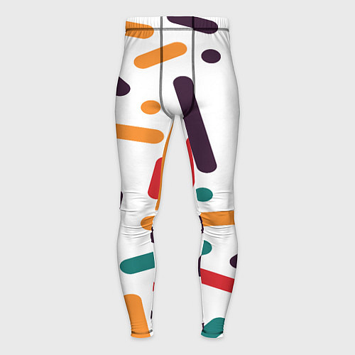 Мужские тайтсы Oval oil / 3D-принт – фото 1