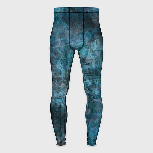 Мужские тайтсы Абстракция - dark blue / 3D-принт – фото 1