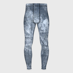 Мужские тайтсы Абстракция - gray-blue