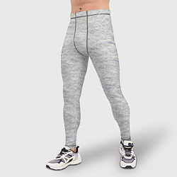 Тайтсы мужские Снег сугробы, цвет: 3D-принт — фото 2