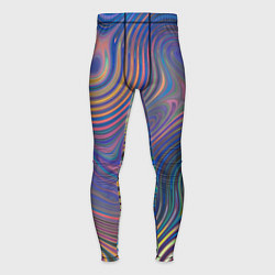Тайтсы мужские Абстрактная рябь, цвет: 3D-принт