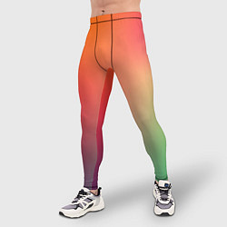 Тайтсы мужские Color multicolored, цвет: 3D-принт — фото 2