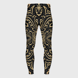 Тайтсы мужские Орнамент славянский позолота, цвет: 3D-принт