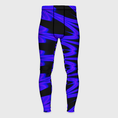Мужские тайтсы Color neon blue / 3D-принт – фото 1