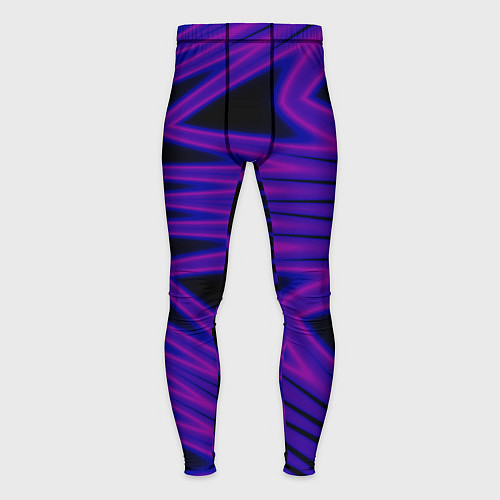 Мужские тайтсы Color neon blue / 3D-принт – фото 1