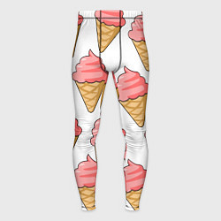 Тайтсы мужские Мороженки, цвет: 3D-принт