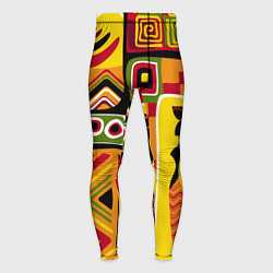 Тайтсы мужские Африка, цвет: 3D-принт