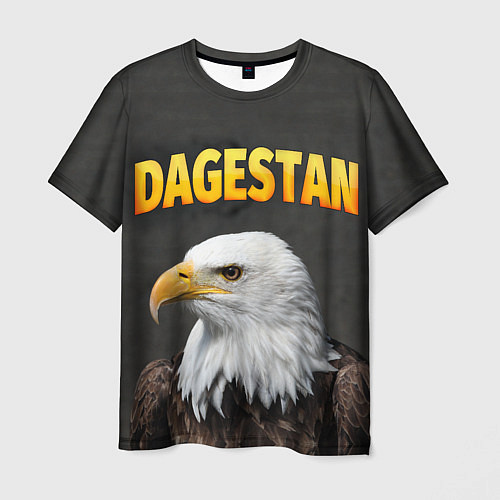 Мужская футболка Dagestan Eagle / 3D-принт – фото 1