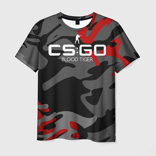 Мужская футболка CS:GO Blood Tiger / 3D-принт – фото 1