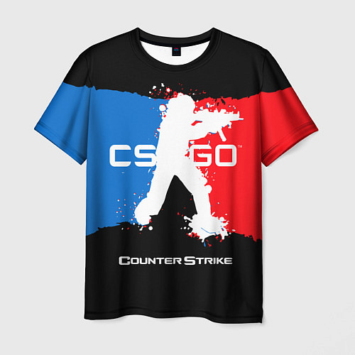 Мужская футболка CS:GO Colors / 3D-принт – фото 1