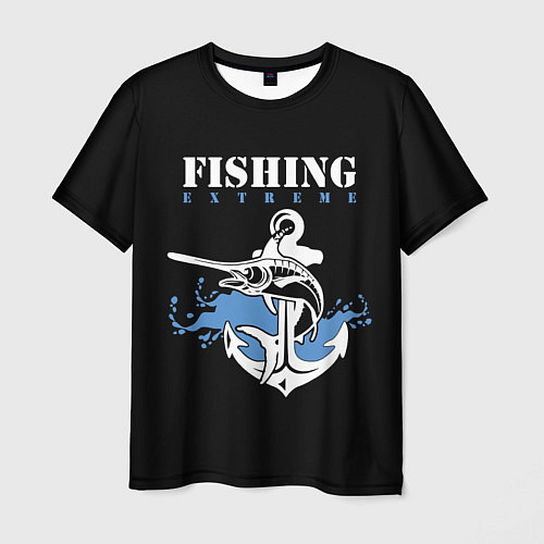 Мужская футболка Fishing Extreme / 3D-принт – фото 1