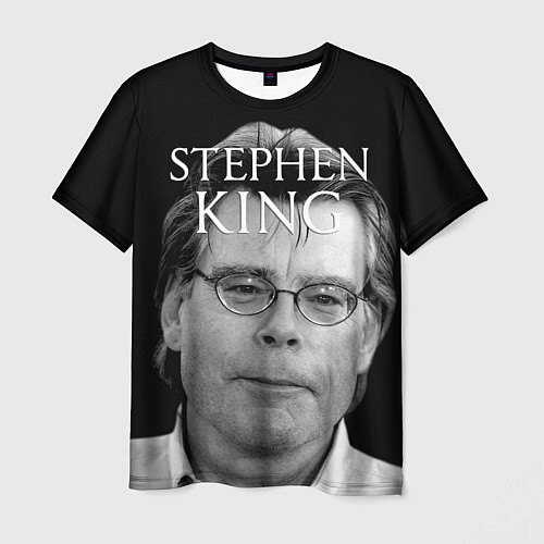 Мужская футболка Стивен Кинг - Король ужасов / 3D-принт – фото 1