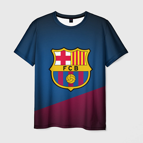 Мужская футболка FCB Barcelona / 3D-принт – фото 1