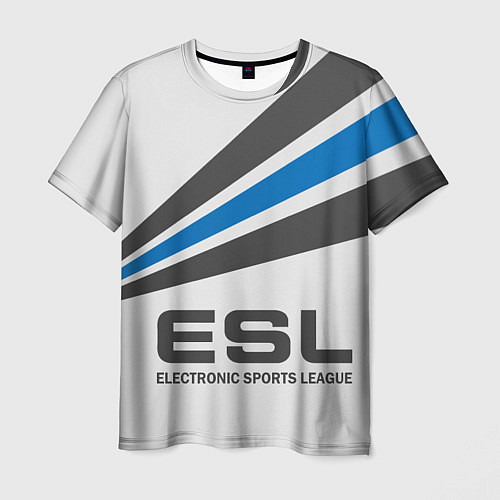 Мужская футболка ESL / 3D-принт – фото 1