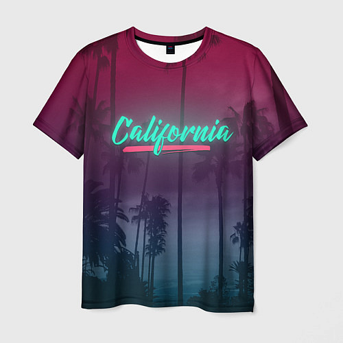 Мужская футболка California / 3D-принт – фото 1