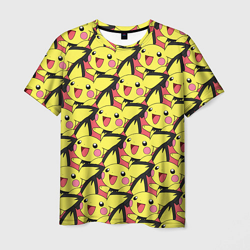 Мужская футболка Pikachu / 3D-принт – фото 1