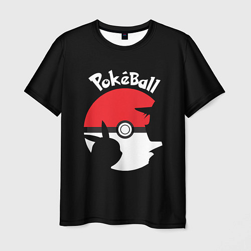 Мужская футболка Pokeball / 3D-принт – фото 1