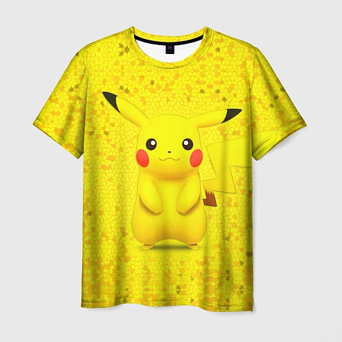 Мужская футболка Pikachu / 3D-принт – фото 1