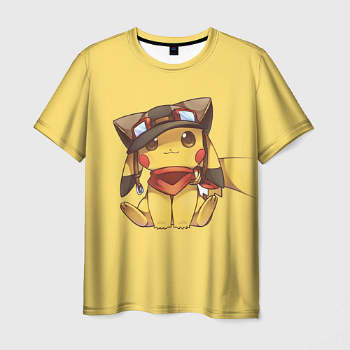 Мужская футболка Pikachu / 3D-принт – фото 1