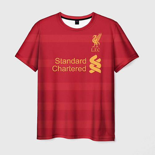 Мужская футболка Liverpool FC: Standart Chartered / 3D-принт – фото 1