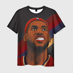 Футболка мужская LeBron Smile, цвет: 3D-принт