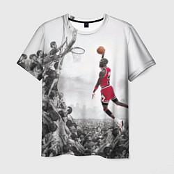 Футболка мужская Michael Jordan NBA цвета 3D-принт — фото 1