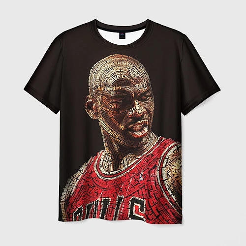 Мужская футболка Michael Jordan / 3D-принт – фото 1