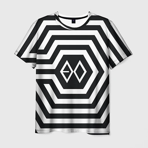 Мужская футболка EXO Geometry / 3D-принт – фото 1