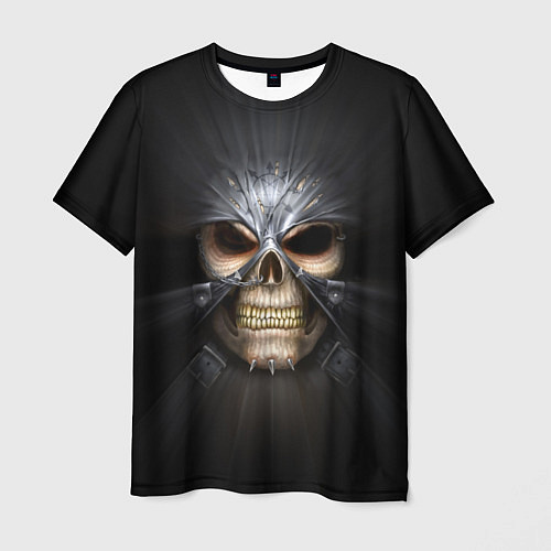 Мужская футболка Скелет в маске / 3D-принт – фото 1